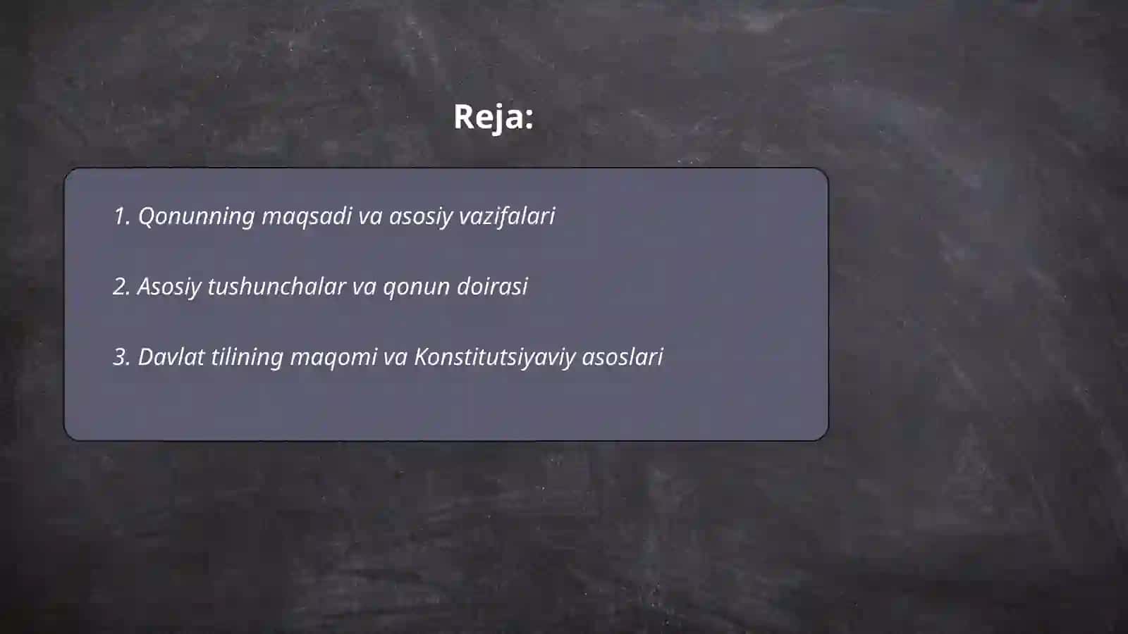 Davlat tili haqida Qonun 2