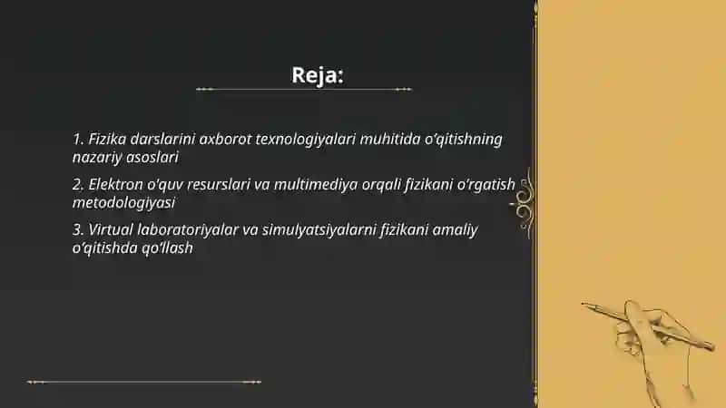 Bugungi kun fizikasi va axborot texnologiyalari 2