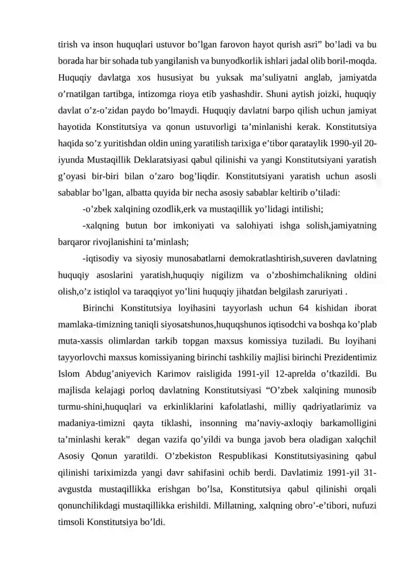 Konstitutsiya erkinligimiz kafolatidir 2