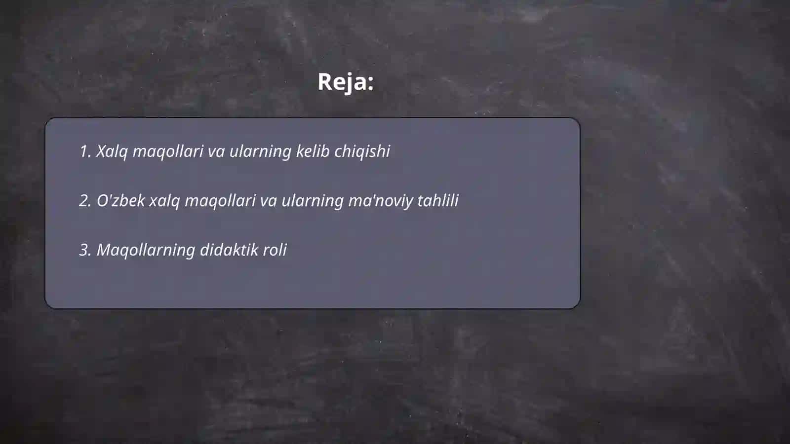 Xalq maqollari va topishmoqlarni tahlil qilish 2