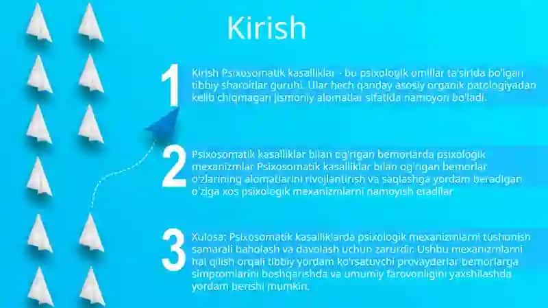 Psixomatik Kasalliklari Bilan Kasallangan Bemorlarning Psixologik Mexanizmlari 2
