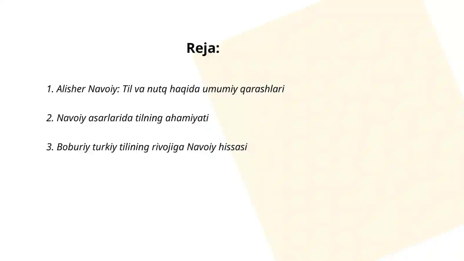Alisher Navoiyning til va nutq haqidagi qarashlari 2