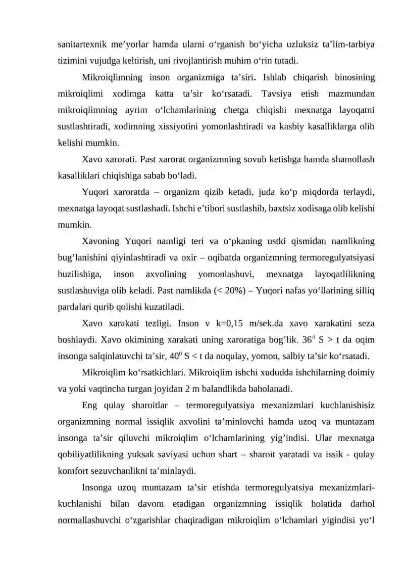 Faoliyat - insonning yashashi uchun zarur bo‘lgan 2