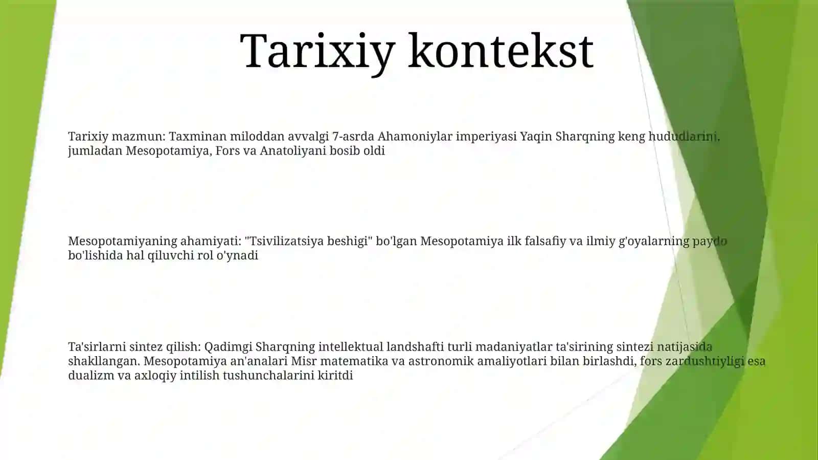 Qadimgi Sharqda Asotiriy Tasavvurlar Va Falsafiy Bilimlarning Paydo Bo'Lishi 2