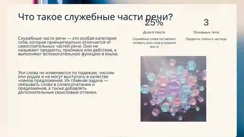 Служебные части речи в русском языке 2