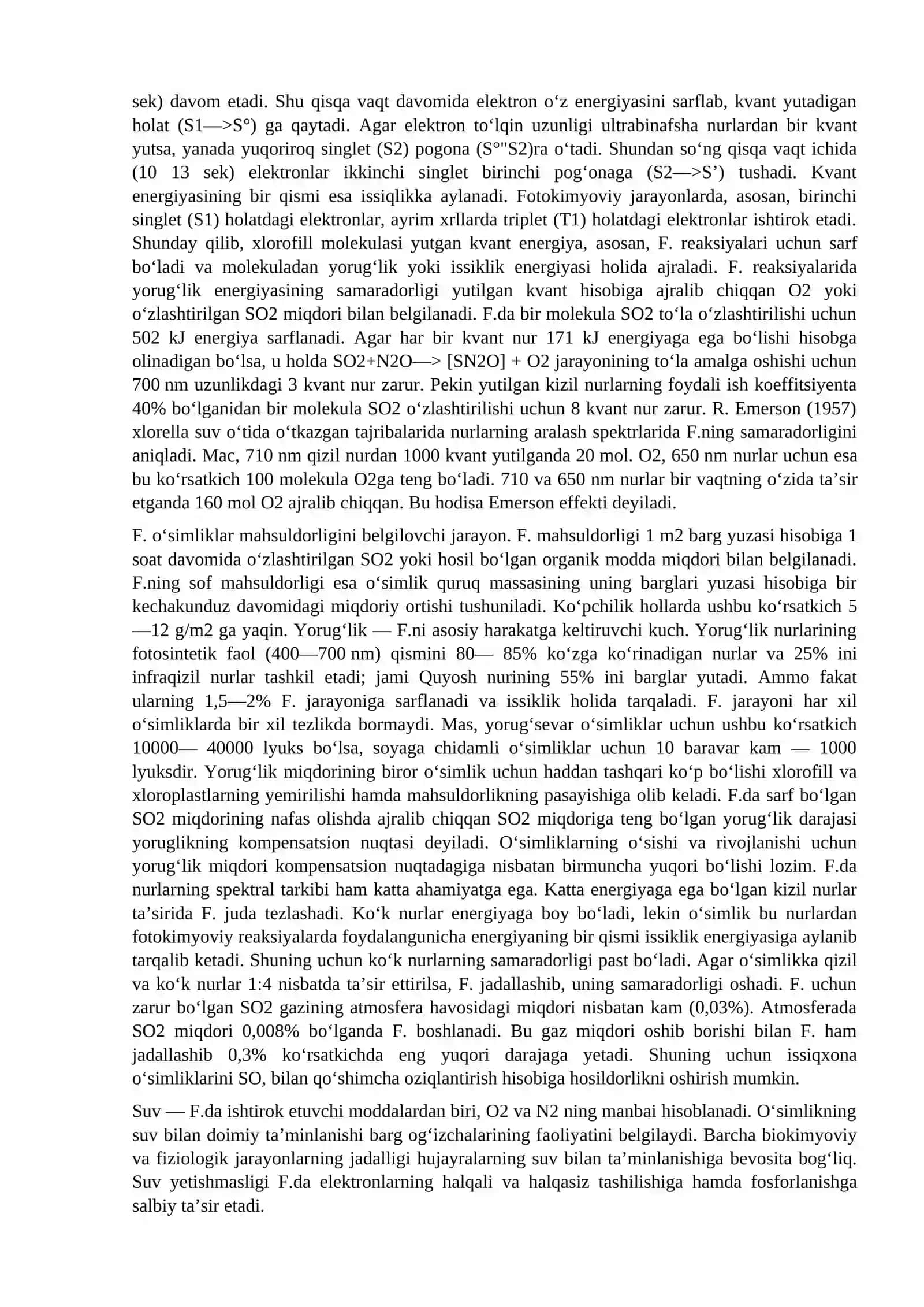 Fotosintez(foto... va sintez) 2