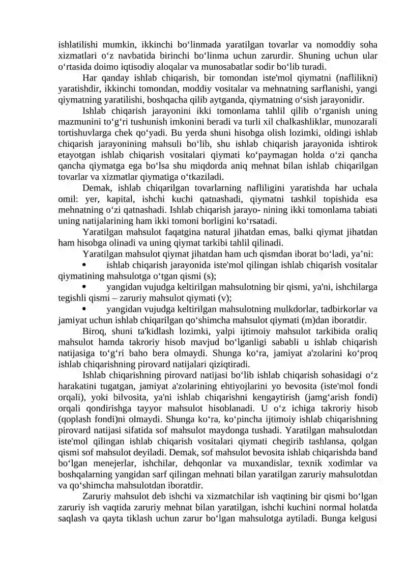 Ishlab chiqarish va operatsiyalarni boshqarish 2
