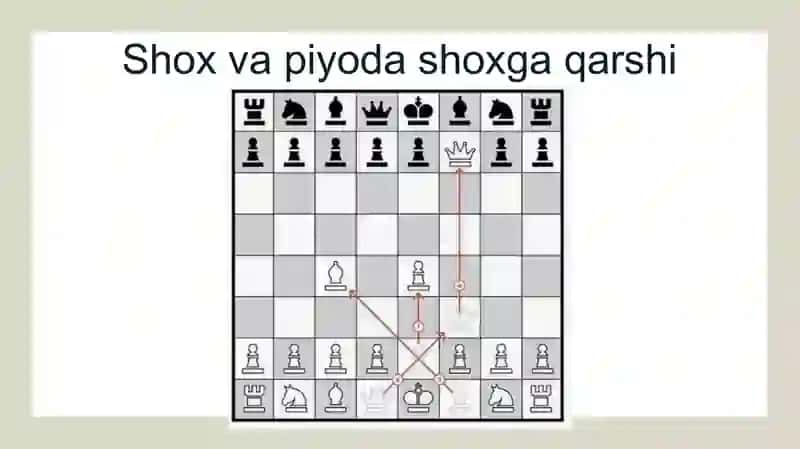 Shox va piyoda shoxga qarshi 2