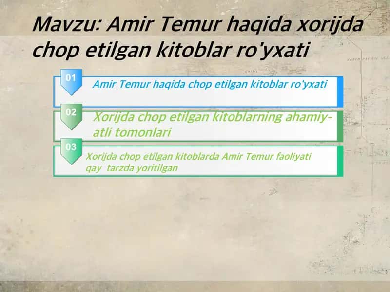 Xorijda Chop Etilgan Kitoblar 2