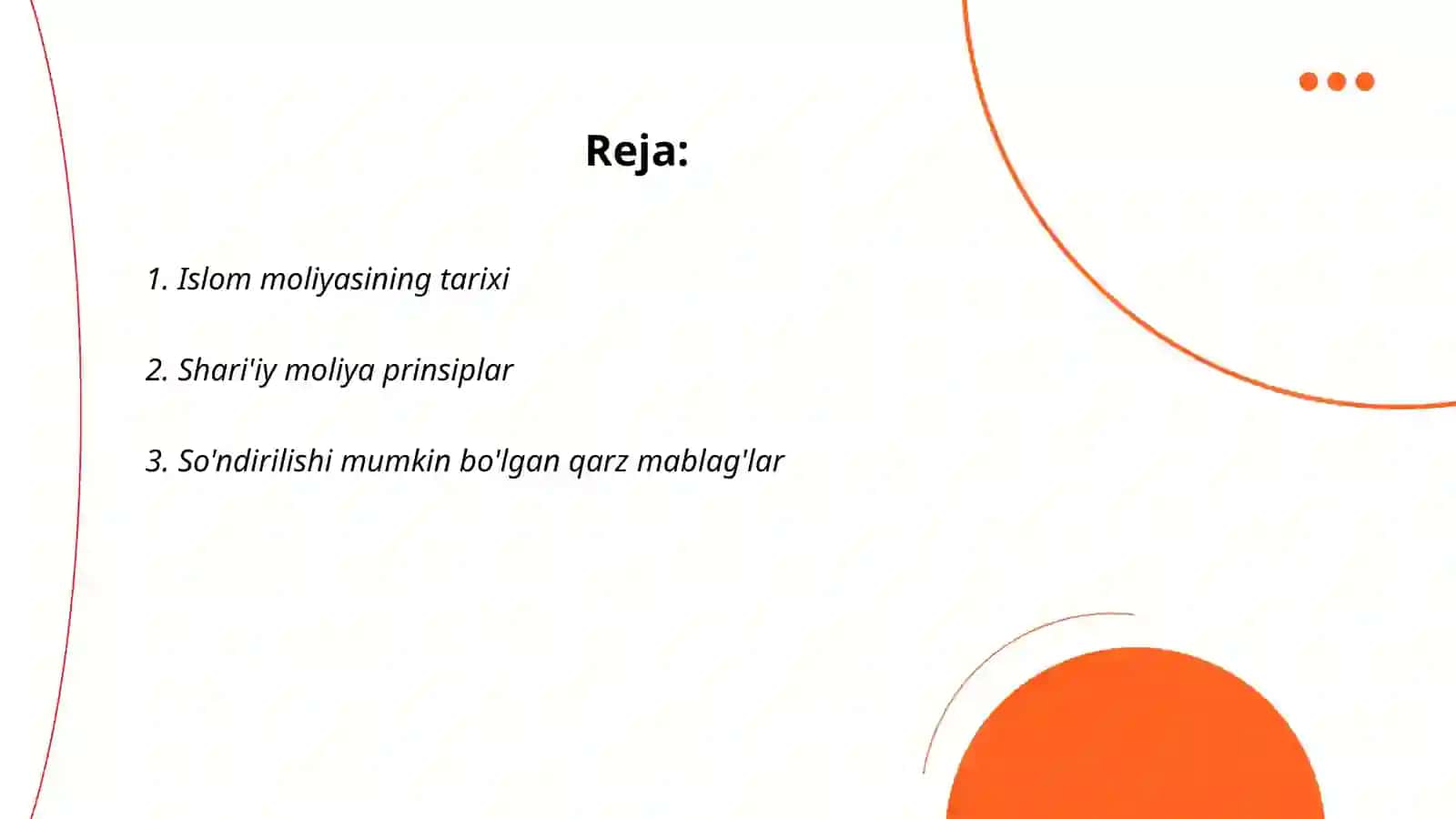 Xalqaro islom moliyasi 2