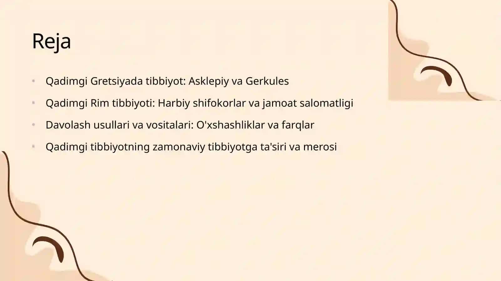 Rim va Gretsiya davolashlarining qadimgi usullari 2
