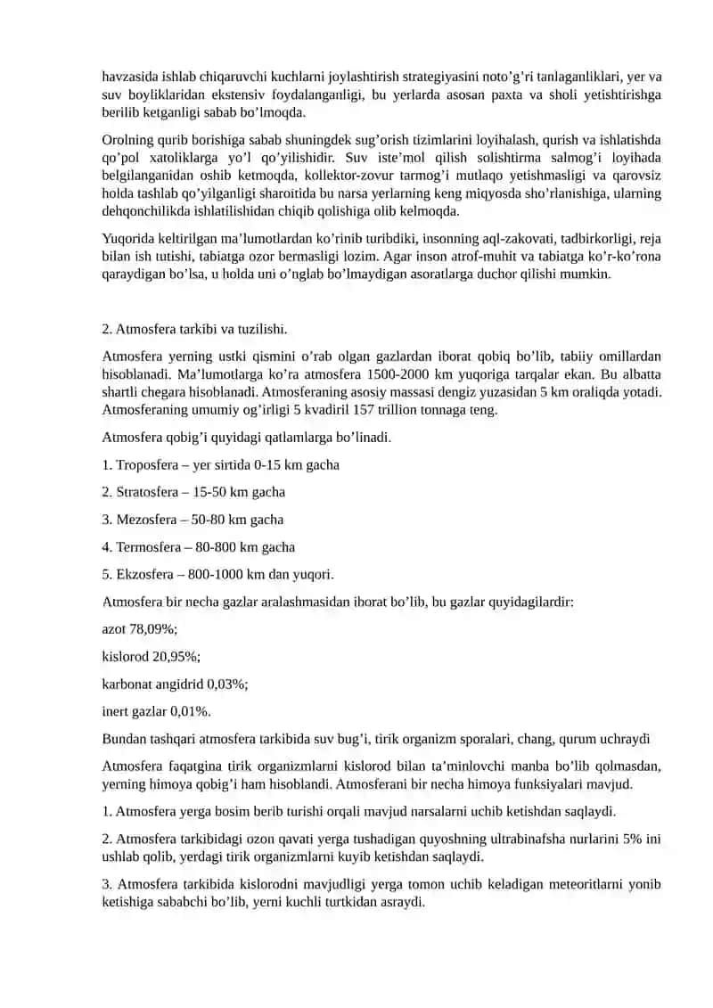 Shaharsozlik ekologiyasi Tuproqning gigiyenik va epidemiologik ahamiyati 2