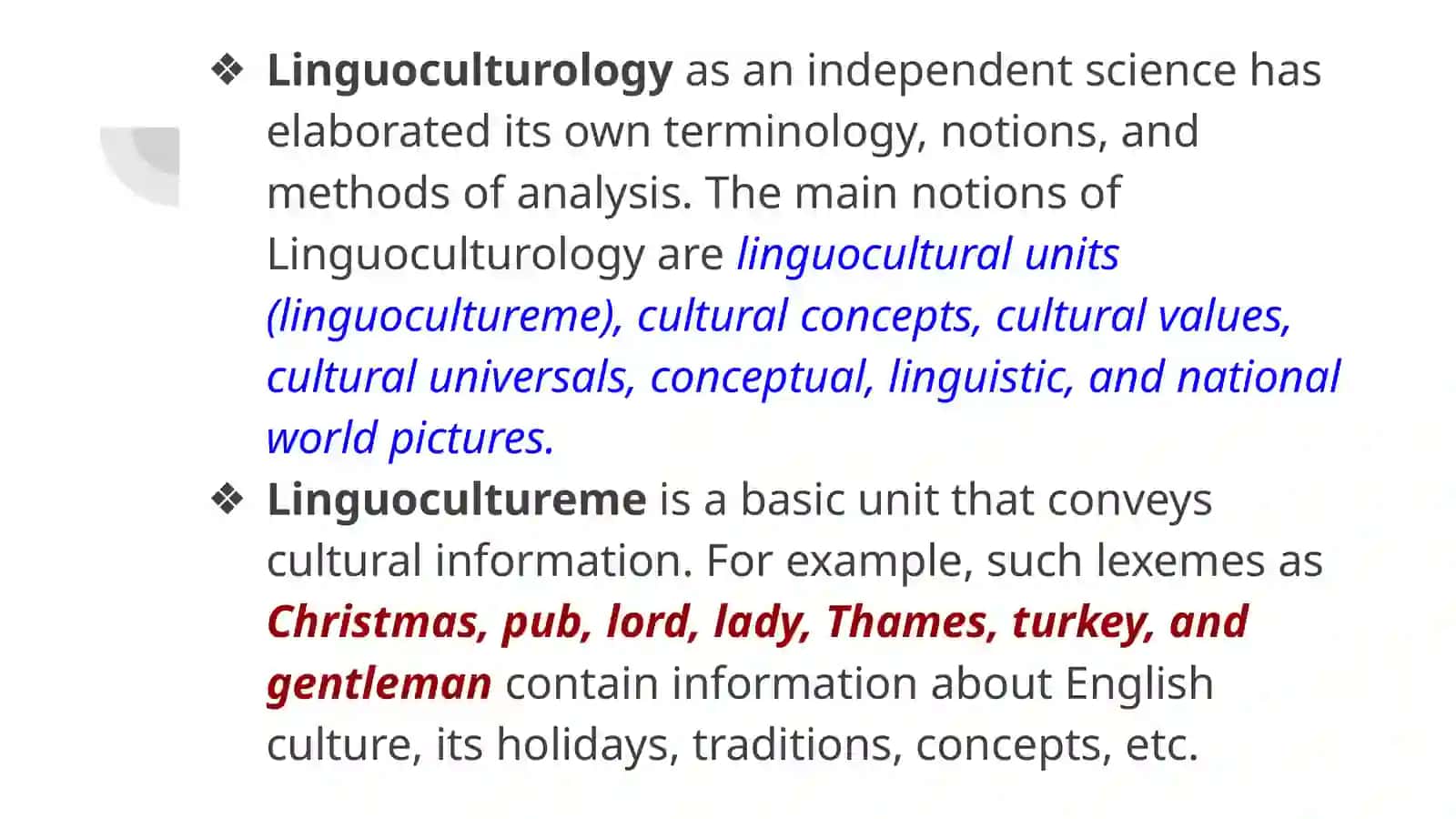 Linguoculturology 2