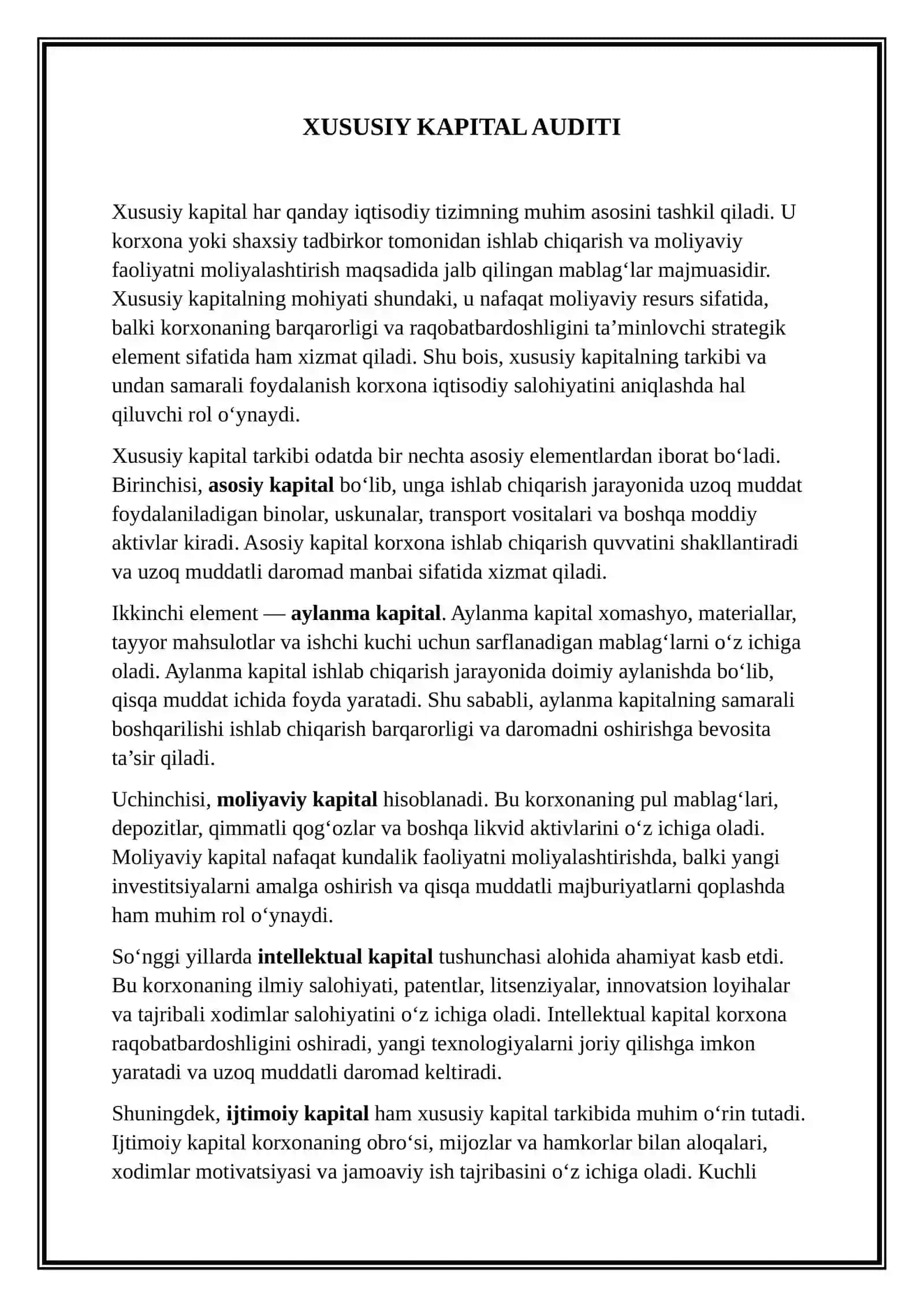 Xususiy Kapital Audit 2