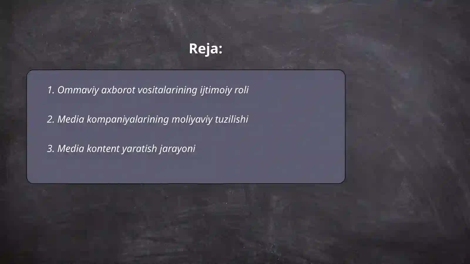 Media sohasining tuzilishi va taʼsiri 2