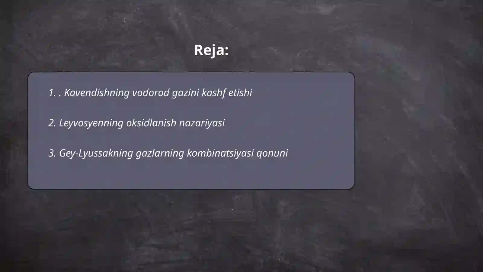 Kavendishning vodorod gazini kashf etishi 2