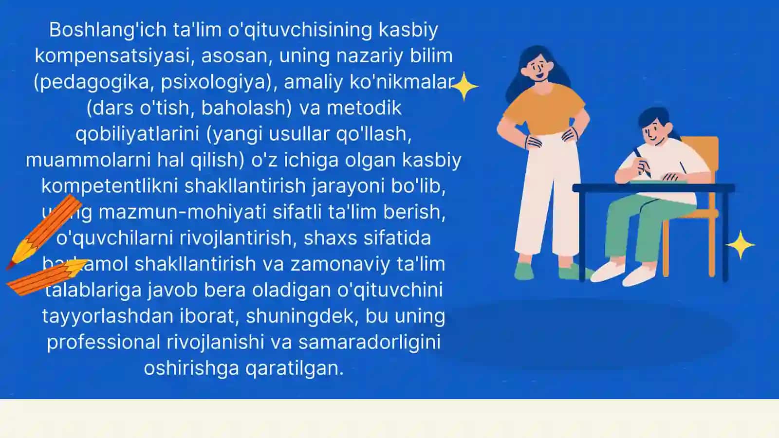 Boshlangʻich taʼlim oʻqituvchisining kasbiy kompensatsiyasi 2