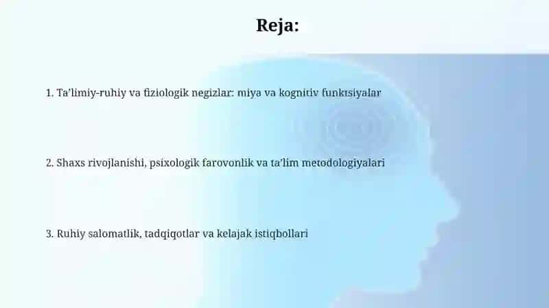 Aqliy tarbiyaning ruhiy va fiziologik asoslari 2