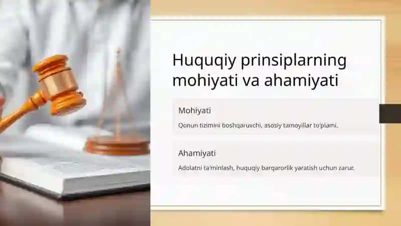 Huquqiy prinsiplar tushunchasi, turlari va oʻzaro farqlari 2