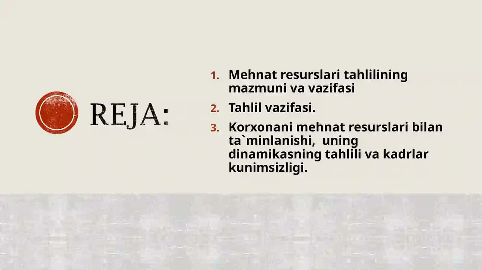 Mehnat bozori va korxonalardan mehnat resurslari 2