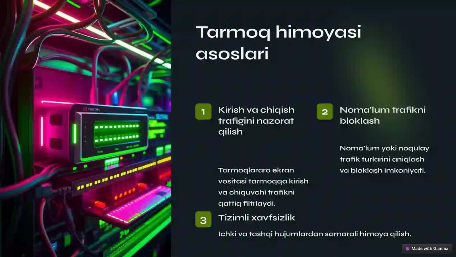 Tarmoqlararo ekran vositasi 2