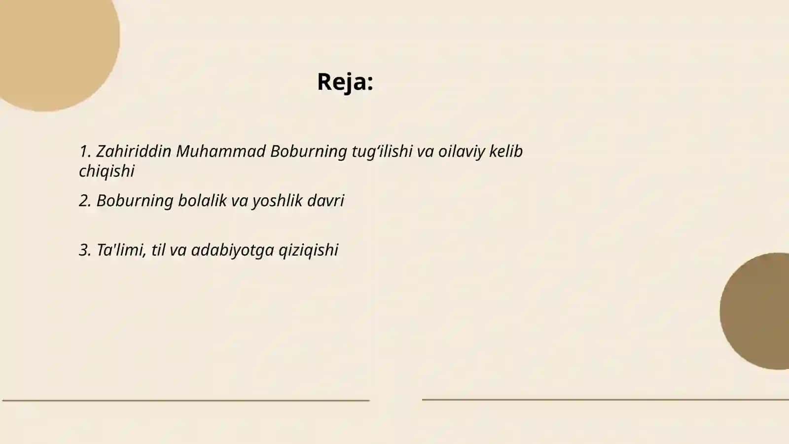 Zahiriddin Muhammad Bobur hayoti 2