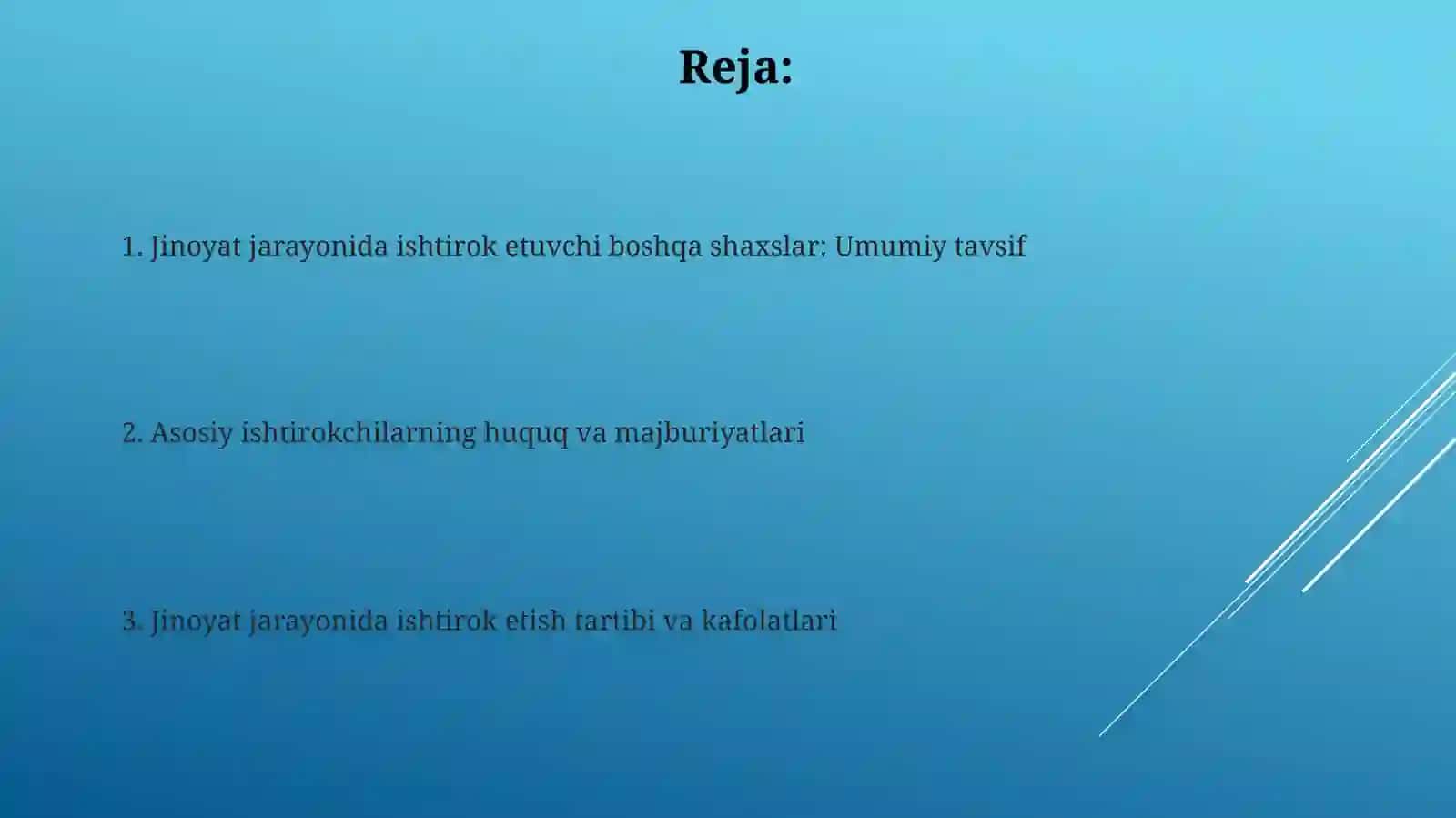 Jinoyat prosessida ishtirok etuvchi boshqa shaxslar 2