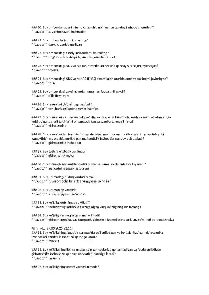 Ponurni yig’ish va uni ishlash to'g'risidagi praktikum 2