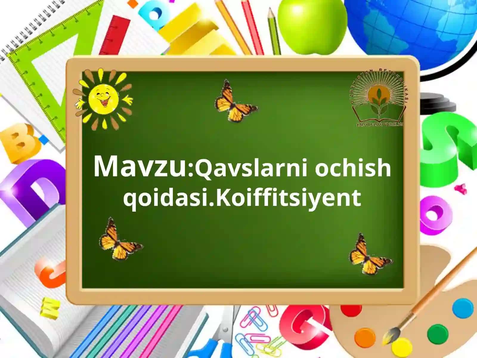 7-sinf Algebra fanidan Chiziqli funksiya va uning grafigi dars ishlanma 2