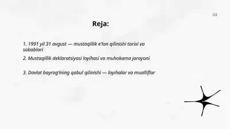 Mustaqillik e'lon qilinishi 2
