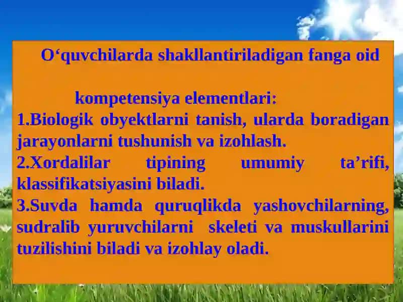7-sinf Zoologiya 2