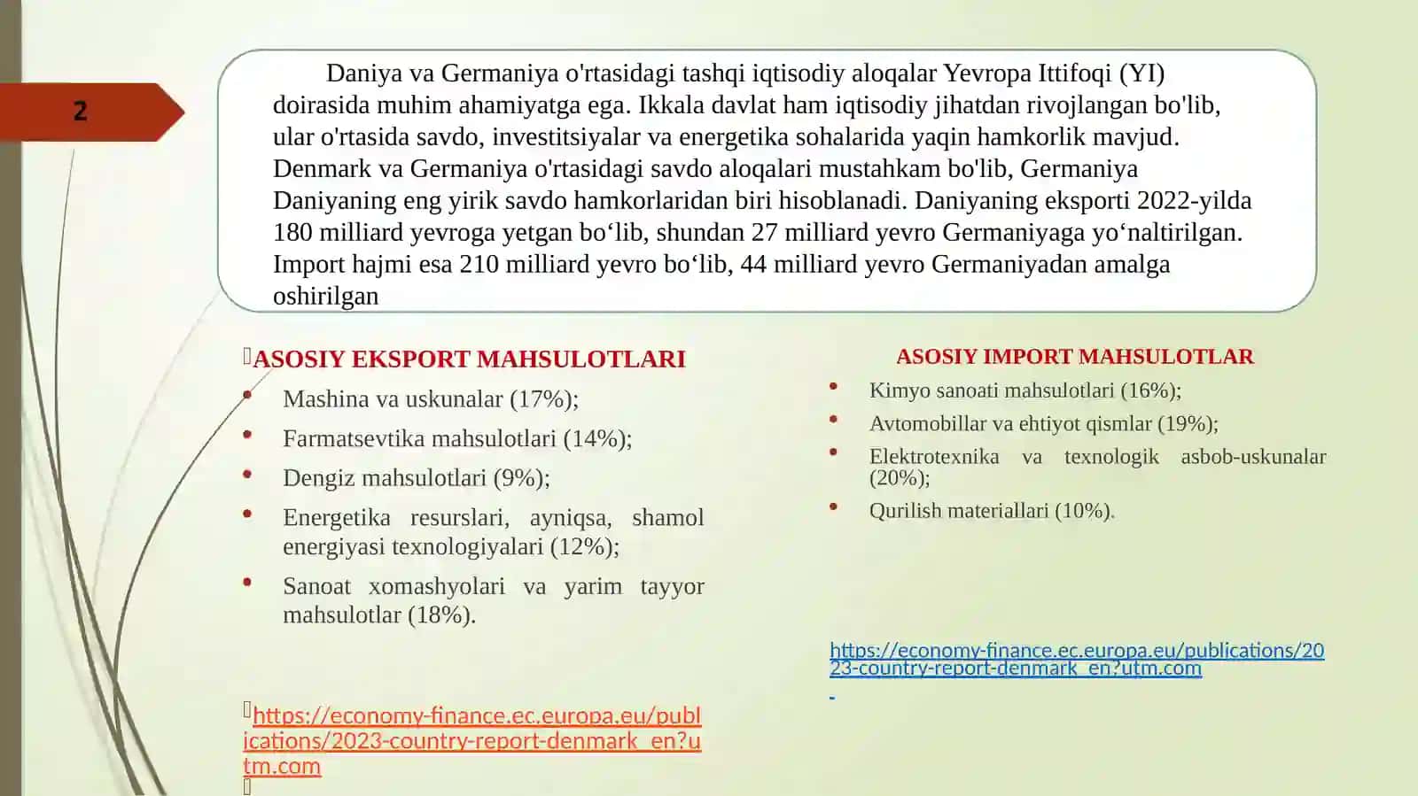 DANİYANİNG GERMANIYA VA XİTOY BİLAN ZAMONAVİY TASHQİ IQTİSODİY FAOLİYATİNİNG RİVOJLANİSHİNI TAHLİL QİLİSH 2