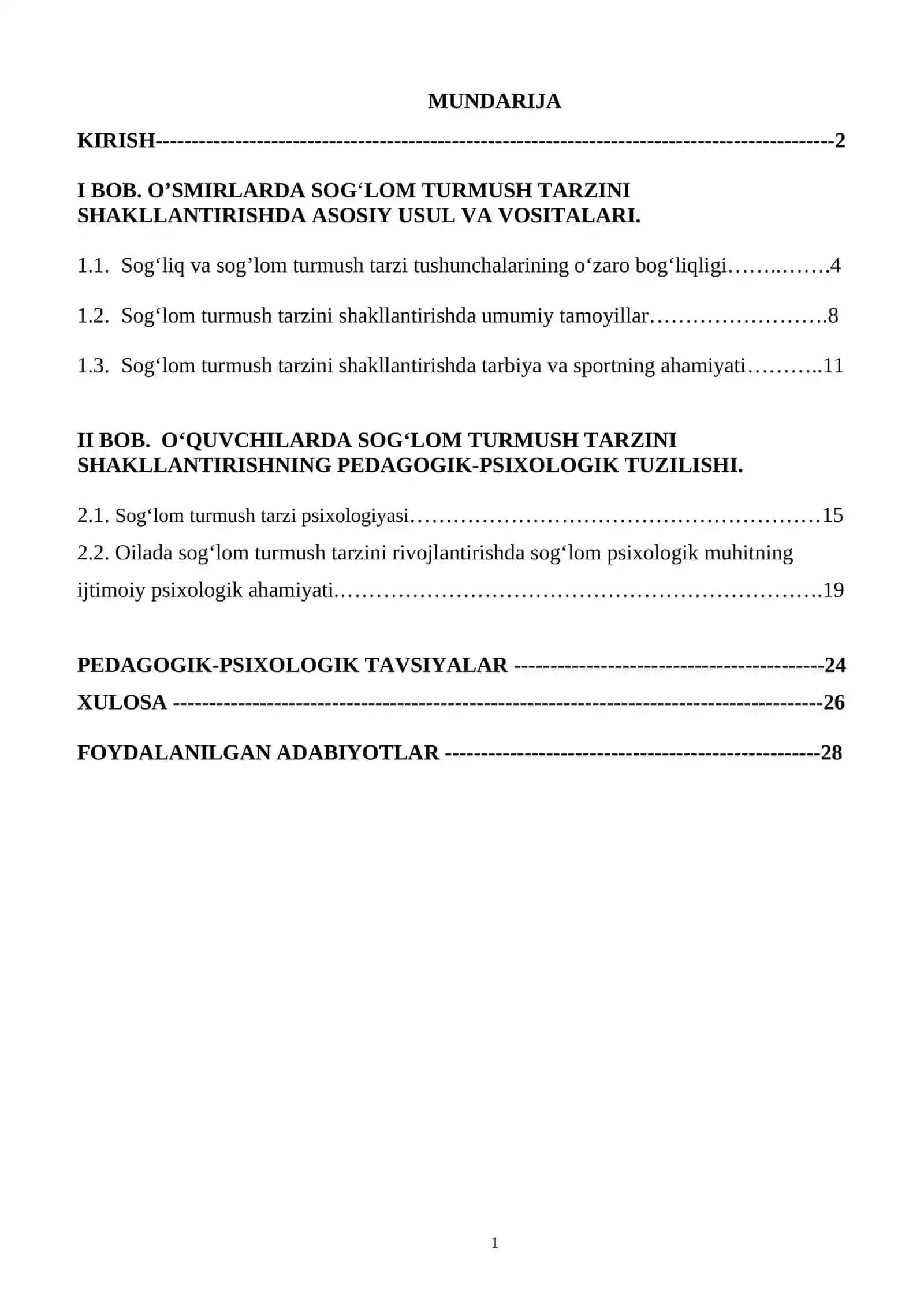 O‘smirlarda sog‘lom turmush tarzini shakllantirish 2