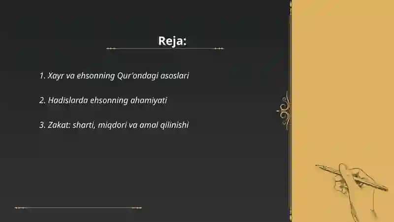 Xayr ehson va diniy e'tiqodlar 2