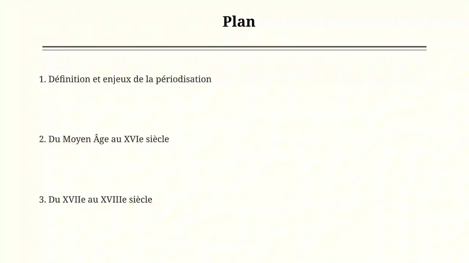 Périodisation de lʼhistoire de la littérature française 2