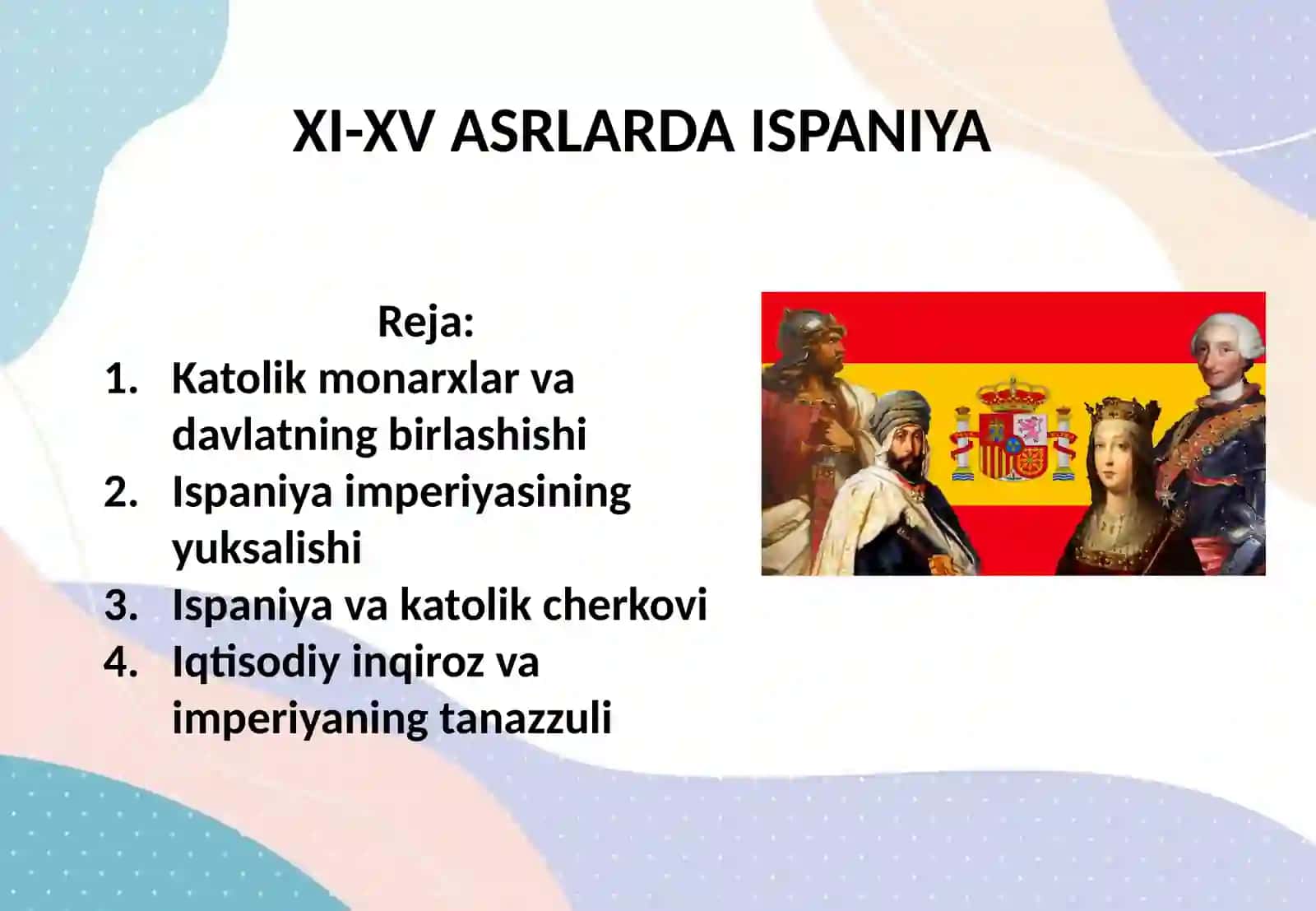 XI-XVASRLARDA ISPANIYA 2