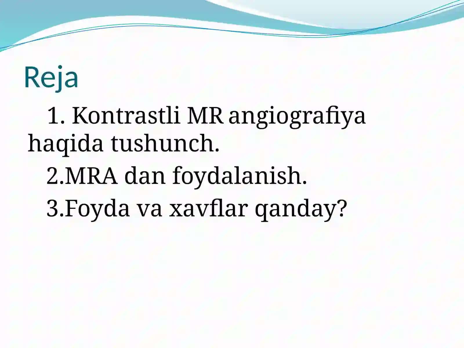 Kontrasti oshirilgan MRA 2