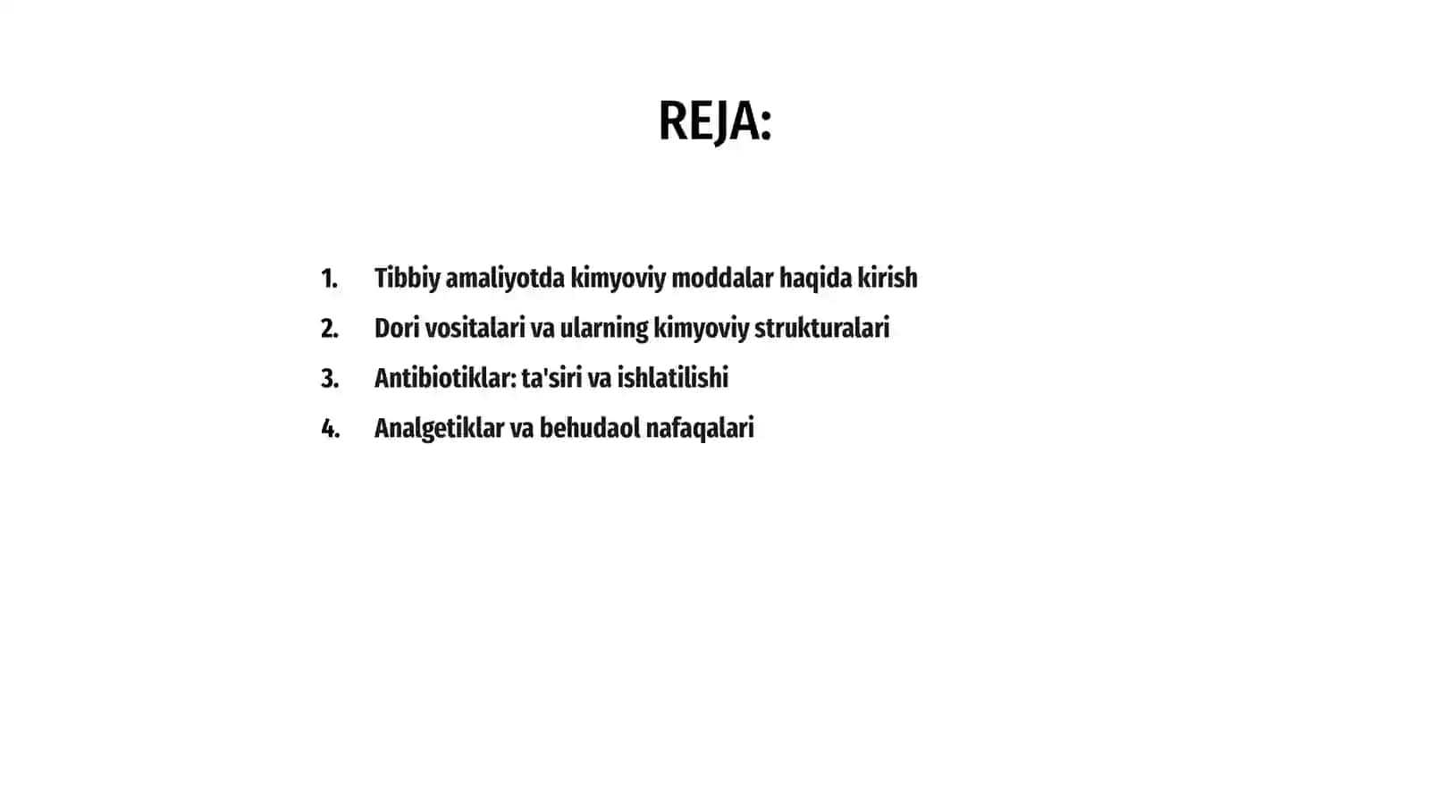 Tibbiy amaliyotda ishlatiladigan kimyoviy moddalar 2