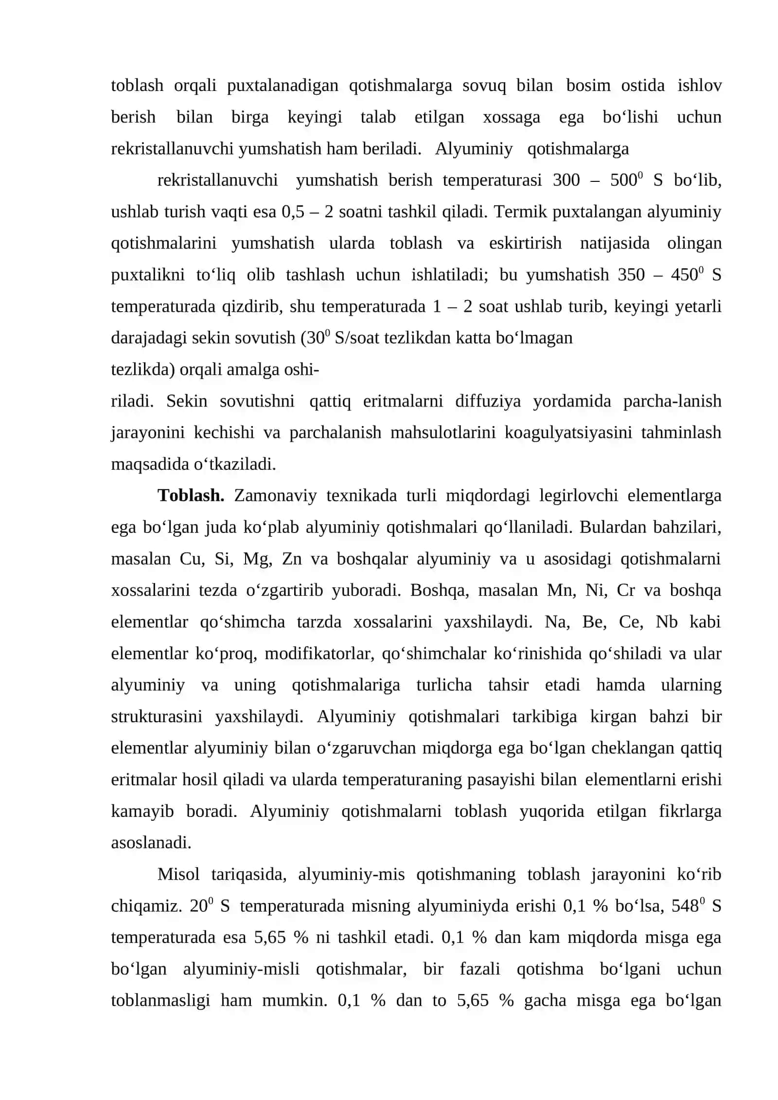 DYURALYUMINIYGA TERMİK İSHLOV BERISH 2