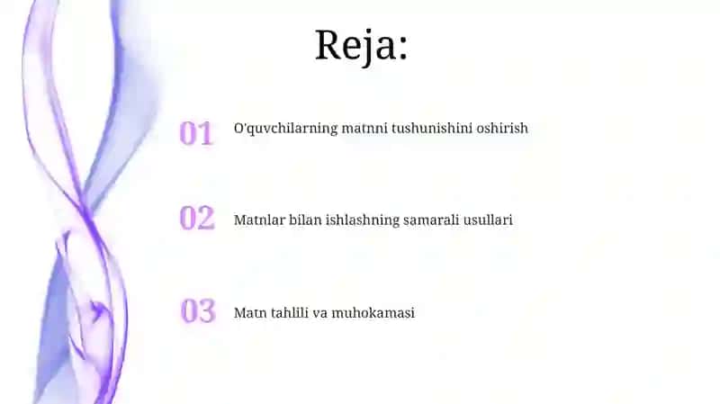 Matn ustida ishlash 2