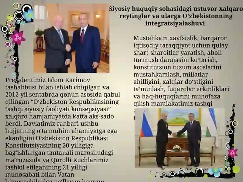 Oʻzbekistonning eng yangi tarixi 2