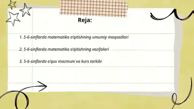 5-6-SINFLARDA MATEMATIKA OʻQITISH METODIKASI 2