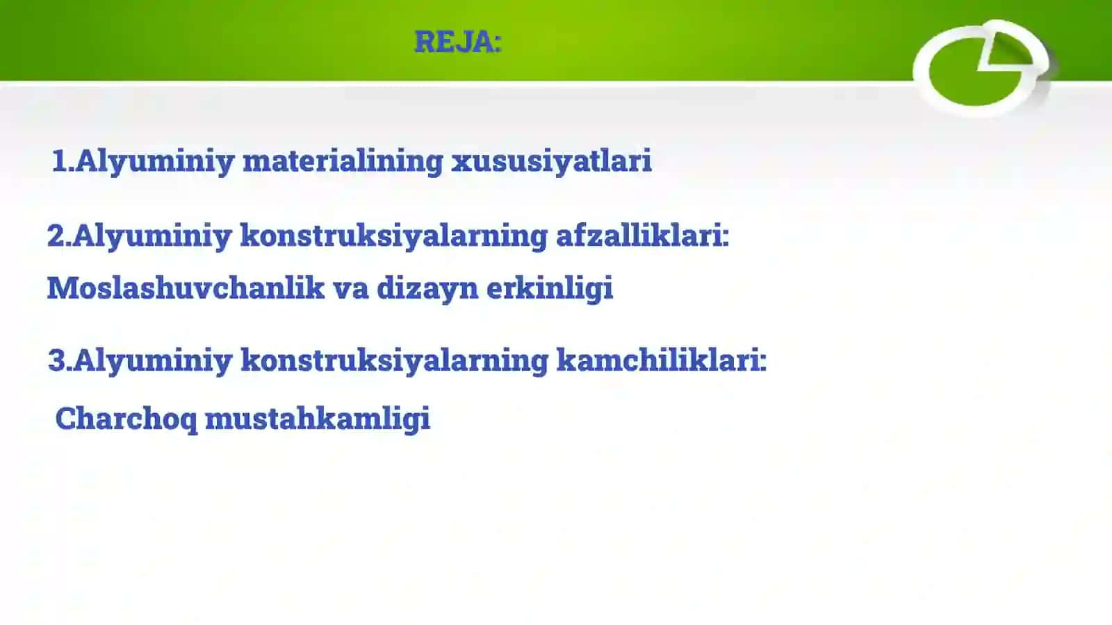 Alyumin konstruksiyalar 2