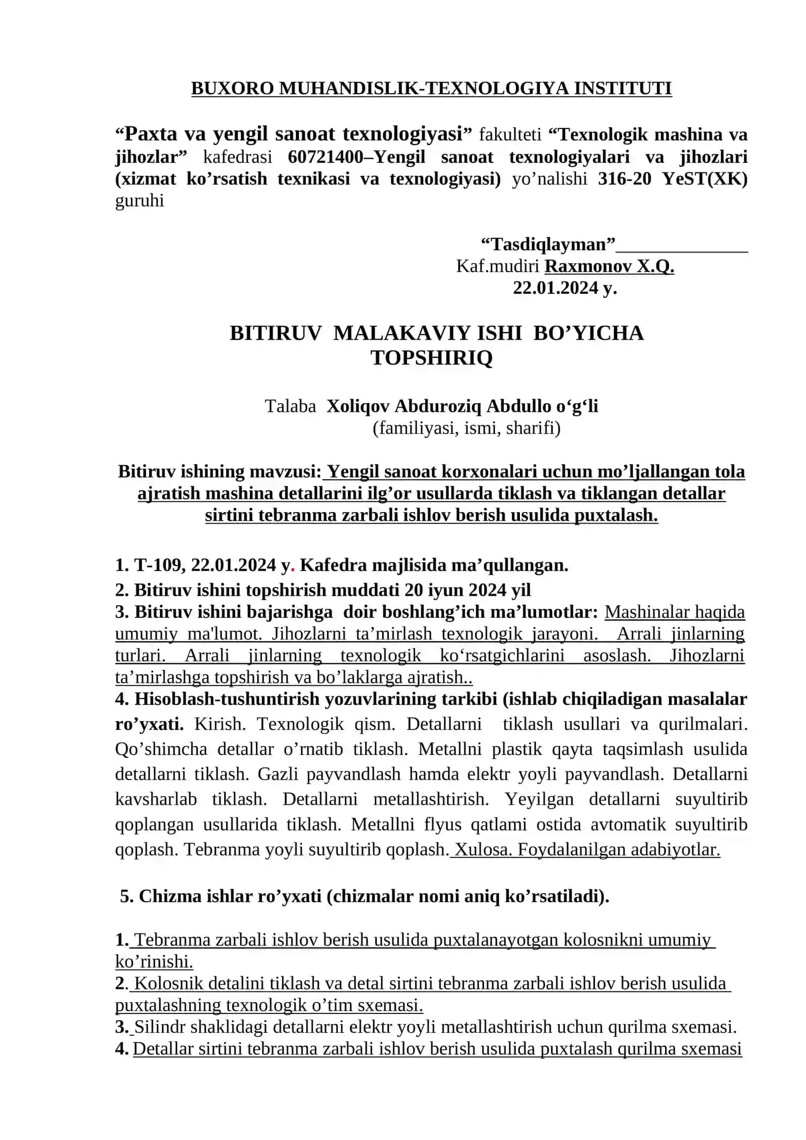 Yengil Sanoat Korxonalari uchun Tola Ajratish Mashinalar 2
