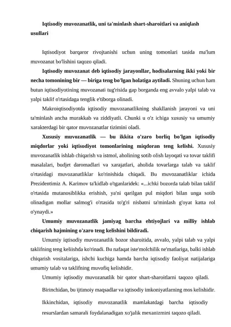 Makroiqtisodiyot va uning maqsad va vazifalari 2