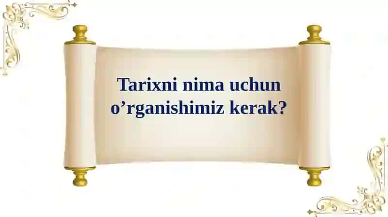 O’zbekiston  tarixi faniga  kirish 2