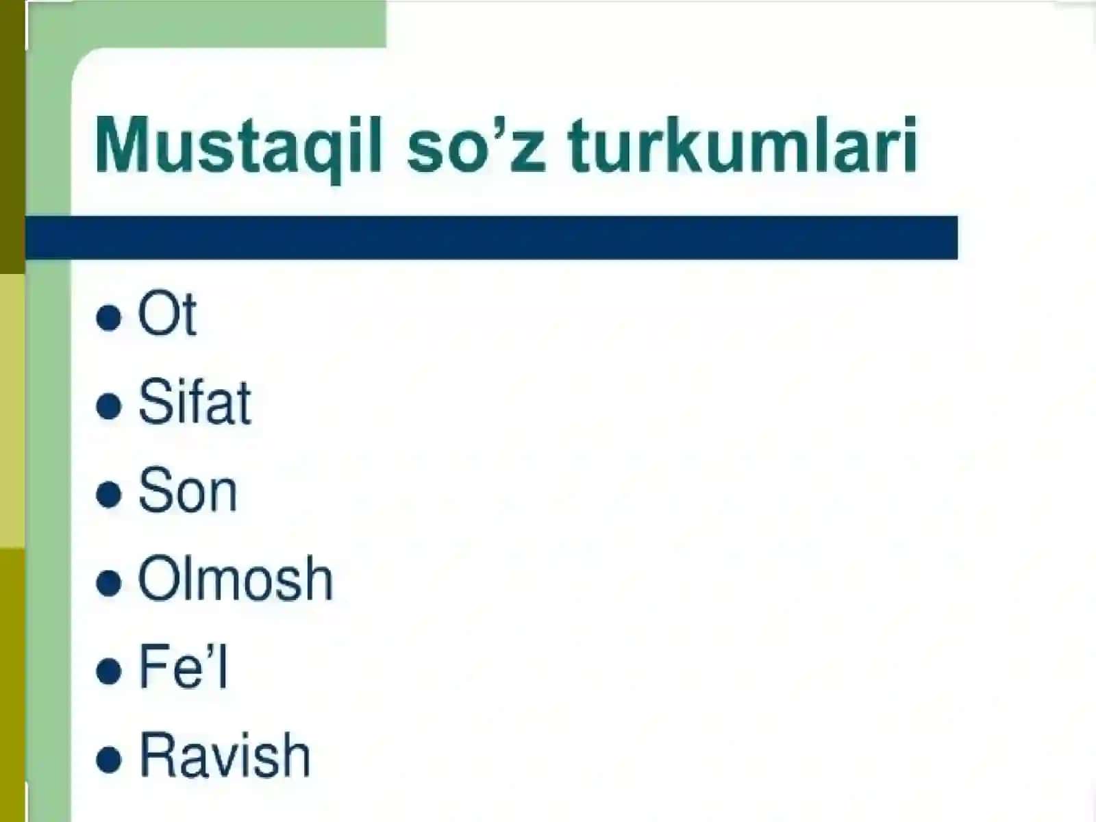 FE’L SO’Z TURKUMI 2