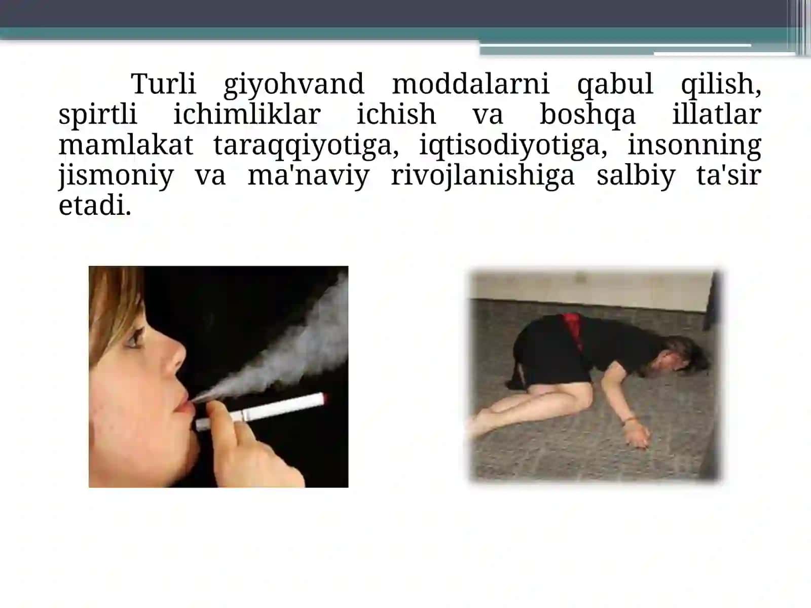 Zararli odatlar 2