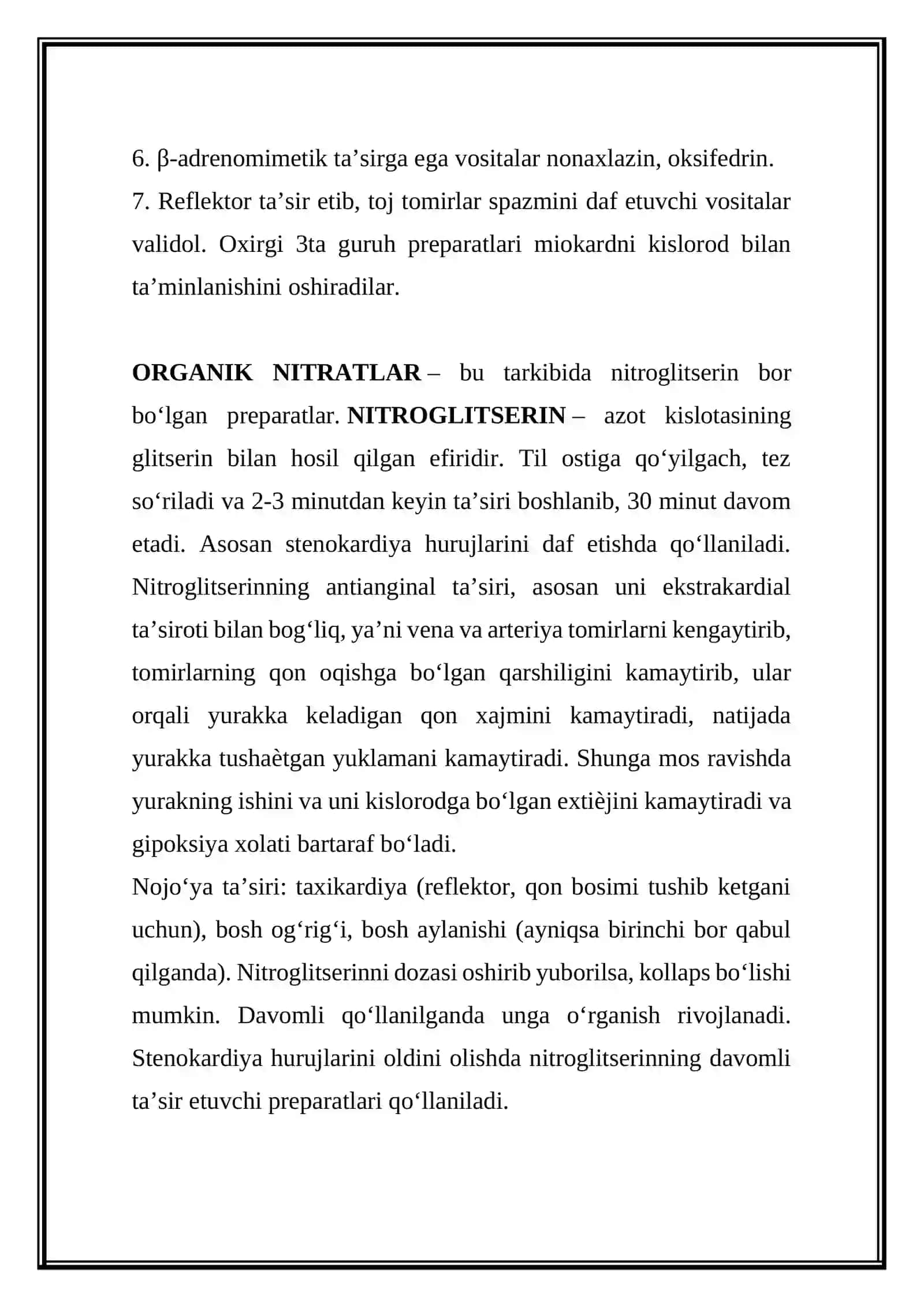 TOJ TOMIRLARDA QON AYLANISHI YETISHMOVCHILIGIDA QOʻLLANILADIGAN VOSITALAR 2
