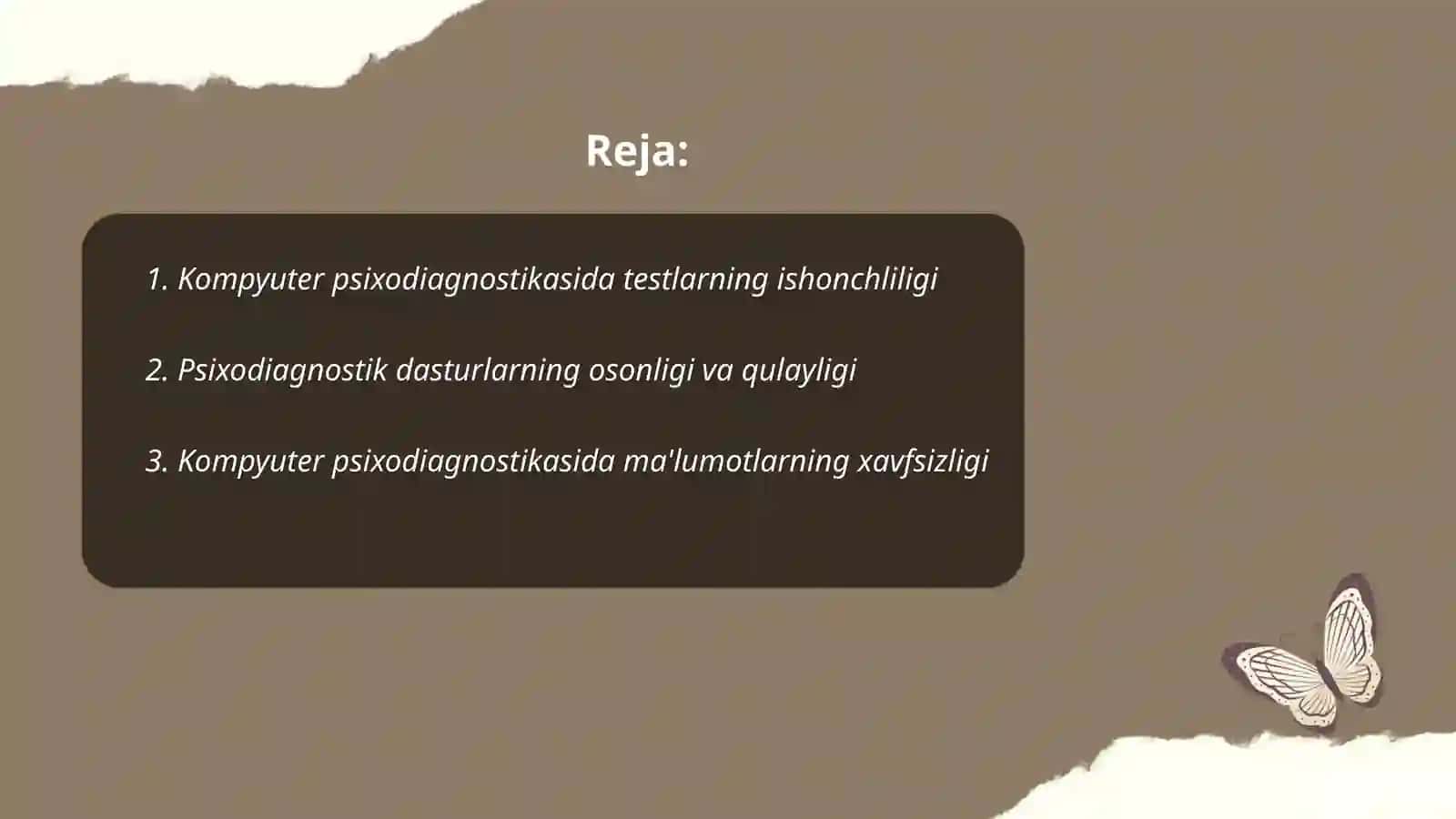 Kompyuter psixodiagnostikasining yutuq va kamchiliklari 2